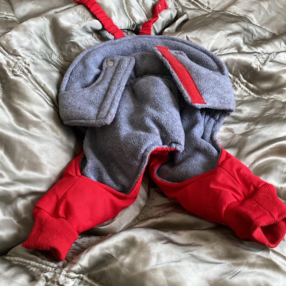 Silver Paw Puffer Doggie 🐶 Fleece Lined Pants